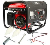 Generador de corriente eléctrica eléctrica Cata | a gasolina 15 l | 3,2 kW | Portátil | 7 CV 210 cc | Funcionamiento continuo durante 11 h