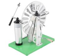 Generador de electricidad de inducción electrostática, modelos de generador estático de física, kits electrostáticos con 2 tarros Leyden y conductor, rendimiento mejorado para el aula, adolescentes