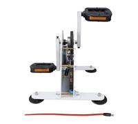 Generador de energía a pedal de 100 W, batería externa portátil con interfaz USB y salida de CC de 1-35 V para actividades al aire libre.