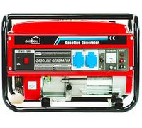 Generador de energía con gasolina, generador de energía con accesorios, potencia eléctrica silenciosa, 2 o 5 enchufes, 3 x 230 V, 1 x 400 V, 1 x 12 V, generador de energía de 7 CV (2 tomas de