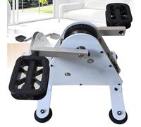 Generador de energía de pedal portátil, generador de motor de fitness operado con el pie de 50 W/100 W con almacenamiento de energía, generador de manivela de salida de 1-35 V, carga rápida USB, fácil