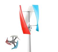 Generador de energía eólica de eje vertical de 12 V, 24 V, 48 V, con controlador MPPT, bajo ruido, 3 aspas, molino de viento para granja, jardín, caravana, hogar