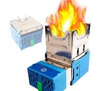 Generador de energía térmica portátil - Estufa de camping alimentada por fuego, impermeable y plegable, cargador al aire libre para senderismo y aventura