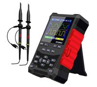 Generador de forma de onda de mano automático/normal/individual osciloscopio de tres modos, pantalla de 2.4 pulgadas, osciloscopio de salida de fuente de tasa de 500 MSa/s