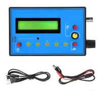 Generador de funciones DDS, 15 formas de onda, generador de señales con pantalla LCD para pruebas de laboratorio, rectángulo sinusoidal 0,01 Hz-500 kHz, color azul (paquete 1)