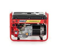 Generador de gasolina 5,5 kW / 5500 W - Generador de corriente silencioso con tecnología AVR, depósito de 230 V y 18 L - Grupo electrógeno para obras, agricultura, hogar y eventos