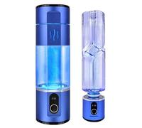 Generador de hidrógeno 5000-8000PPB, Botella generadora de Agua de hidrógeno Filtro de Agua eléctrico portátil, Equipada con Pantalla OLED, para Viajes Familiares