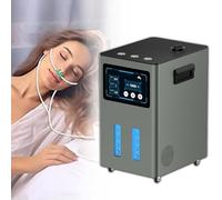 Generador De Hidrógeno Puro Al 99,99%, Inhalador De Tres Puertos, Ventilador Silencioso Equipado Con Cuatro Ruedas Multidireccionales Para Facilitar El Movimiento
