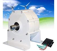 Generador de imán permanente, 12 V, 24 V, 48 V, alternador de CA de dinamo sin engranajes de 3 fases para turbina de viento y agua