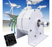Generador de imán permanente alternador de CA para turbina eólica de bricolaje, alta potencia 12000W, multivoltaje 12V/24V/48V/120V/220V, ideal para proyectos de energía renovable