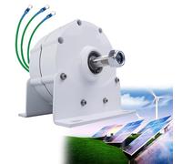 Generador de imán permanente, alternador de CA sin engranajes de 3 fases, generador de turbina de viento de agua con rectificador, 24 V 6000 W