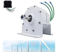 Generador de imán Permanente de 12000 W y Bajas revoluciones, generador eléctrico trifásico sin Engranajes de 12 V, 24 V y 48 V, Buena disipación de Calor 48V