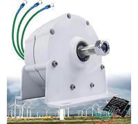 Generador de imán Permanente de 12000 W y Bajas revoluciones, generador eléctrico trifásico sin Engranajes de 12 V, 24 V y 48 V, Buena disipación de Calor 48V