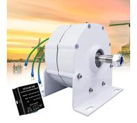 Generador de imán permanente de baja RPM, alternador de CA sin engranajes de 3 fases para turbina de viento y agua con rectificador, 220 V
