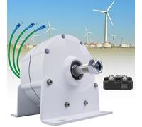 Generador de imán permanente, motor eléctrico sin engranajes, salida de alta potencia de 5000 W a 12000 W, ideal para soluciones de energía renovable y energía fuera de la red