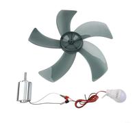Generador de imán permanente motorreductor de 12 V 80 W con turbina de viento DIY Breeze y manivela para iluminación del hogar o al aire libre (juego 1)
