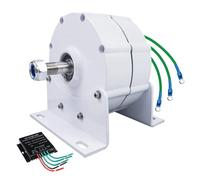 Generador de imán permanente sin engranajes, baja RPM 600R/min, alta potencia de salida de 8000 W a 12000 W, múltiples opciones de voltaje de 12 V a 220 V, para aplicaciones de turbina eólica y