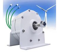 Generador de imán permanente sin engranajes, baja velocidad, eficiente alternador eléctrico trifásico de CA para aplicaciones de 12 V, 24 V, 48 V, ideal para turbinas eólicas y de agua