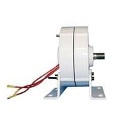 Generador de imán permanente trifásico de CA de 10000 W, 8000 W, 5000 W, bajas revoluciones, 12 V, 24 V, con juego de condensadores for motor, motor de CC monofásico, bricolaje.(Single shaft,12V_8000W
