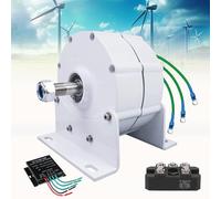 Generador de imán permanente trifásico sin engranajes 600R/Min 8000W 9000W 10000W 12000W 12V 24V 48V 120V 220V con alternador rectificador