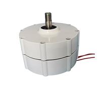 Generador de imanes permanentes de 800W, 1000W, 12V, 24V, 48V, 600rpm, alternador síncrono trifásico sin engranajes, dínamo, turbina eólica de agua(With Base,24V,1000W)
