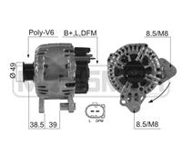 ALTERNADOR EB462Q 03C 903 023 D 0 986 045 320 301817RIH 301817RIB 437456 A0181