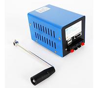 Generador de manivela, 20 W, 2000 rpm, generador de manivela manual, multifunción, portátil, generador de carga USB de alto rendimiento para comunicaciones de emergencia, turismo, corriente de