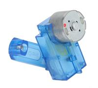 Generador de manivela con caja de cambios reductora, generador mecánico de 6 V para proyectos de bricolaje, kit de ciencia educativa, luz LED dinámica, material ABS