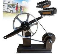 Generador de manivela con salida de 12 V CC para carga rápida, fuente de alimentación de emergencia y entrenamiento de fitness, ideal para uso doméstico, exterior y móvil