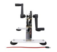 Generador de manivela de 100 W con interfaz USB, salida DC1-35V, portátil, de emergencia y para camping al aire libre.