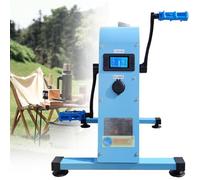Generador de manivela de 350 W CC 5-48 V de salida, generador de pedal con 4 puertos USB y luz LED, pantalla LCD, para energía de emergencia al aire libre