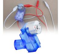 Generador de manivela para proyectos de bricolaje, generador de energía mecánico de 6 V con luz LED, caja de engranajes de reducción para experimentos científicos y uso educativo