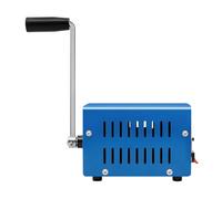 Generador de manivela portátil de 20 W, generador de corriente de emergencia, cargador de manivela para exteriores, 12,7 x 8,6 x 8,8 cm, potencia de hasta 28 V, adecuado para camping de emergencia