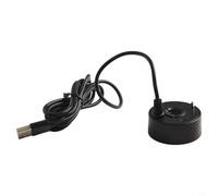 Generador de niebla USB para fuente, roca, función de agua, humidificador para pecera, generador de niebla de estanque, atomizador para interiores y exteriores, mini (negro)
