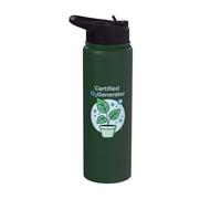 Generador de O2 certificado Diseño divertido de biología Stainless Steel Insulated Water Bottle