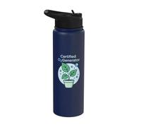 Generador de O2 certificado Diseño divertido de biología Stainless Steel Insulated Water Bottle
