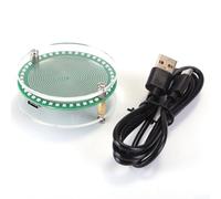 Generador de ondas Schumann con luz de respiración LED RGB, dispositivo de señal de onda sinusoidal pura para meditación y relajación, lámpara ambiental alimentada por USB para oficina en casa