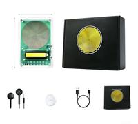 Generador de ondas schumann, generador de señal de onda sinusoidal pura de frecuencia ajustable de 0.01Hz a 100000Hz para terapia de relajación de audio, laboratorio electrónico (chapado en oro)