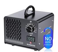 Generador de ozono 60000 mg/h, Profesional Máquina de Ozono, Ozonizador Industrial con temporizador de 120 minutos, temperatura e higrómetro, Dispositivo de Hasta 300㎡,para Garajes, Hogar, Coche