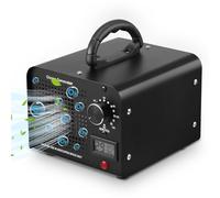 Generador de Ozono 60000mg/h, Profesional Máquina de Ozono, O3 Ozono Purificador De Aire 300㎡ con Temporizador, Pantalla de Temperatura y Humedad para Hogar,Coche, Eliminación de Olor y Desinfección