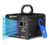 Generador de Ozono de 30.000 mg/h, Generador de Ozono Industrial con Temporizador de 120min, Purificador de Aire de Ozono Hasta 300㎡ para Garajes, Apartamentos, Hoteles, Cocinas, Olores de Mascotas