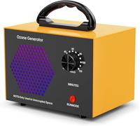 Generador de Ozono Hogar 40000mg/h, Profesional Máquina de Ozono, Purificador de Aire Desinfectador de Ozono con Temporizador, para Garajes, Hogar, Coche, Eliminación de Olor y Desinfección