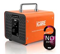 Generador de Ozono Hogar 60000mg/h, Máquina de ozono con Perilla Electrónica, Desinfectador de Ozono Purificador de Aire con Temporizador, Dispositivo de Ozono O3 Portátil para Garajes, Hogar, Coche