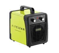 Ulsonix Generador de ozono industrial, purificador de aire, esterilizador de ozono, temporizador 10000 mg/h 95 W AIRCLEAN 10G-ECO (temporizador de 60 minutos, acero recubierto de polvo, filtro de