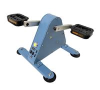 Generador de pedal de emergencia de 100 W, fuente de alimentación portátil, generador de bicicleta estática con luz, USB dual, almacenamiento inteligente de energía para actividades al aire libre y