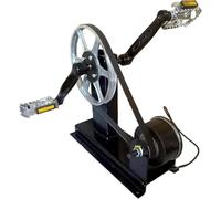 Generador de pedal, fuente de alimentación de emergencia portátil de 350 W, generador de manivela de CC, interfaz de 12 V, cargador de coche de 5 V, ideal para uso doméstico y exterior