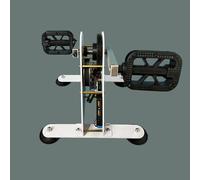 Generador de pedal portátil para almacenamiento de energía de emergencia, salida CC 1-35 V, puertos USB duales, ideal para acampar y uso al aire libre