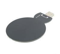 Generador de pulso de onda Schumann, resonador de audio de frecuencia ultra baja, alimentado tipo C para sueño de relajación profunda y equilibrio mental, negro