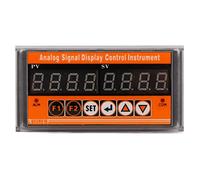 Generador de Señal Analógico - Generador Corriente Continua, Generador de Pulso, Alarma por Relevo, Entrada Universal, Ajuste Manual, RS485, Control de Válvulas y Presión, Negro