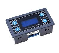 Generador de señal DC 3.3-30V Generador de funciones 5-30mA Pantalla LCD PWM Frecuencia de pulso Ciclo de trabajo Rectangular Wave Square Wave Signal Generator